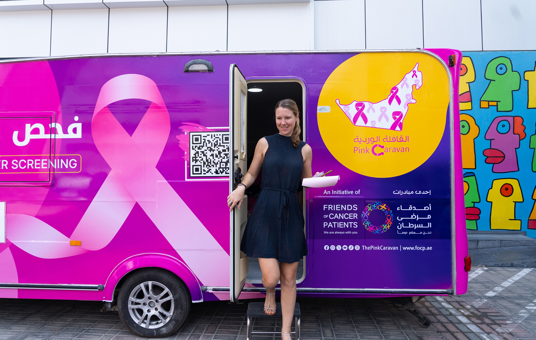 Pink Caravan Breast Cancer Screening in Omnicom Office Dubai - FOCP