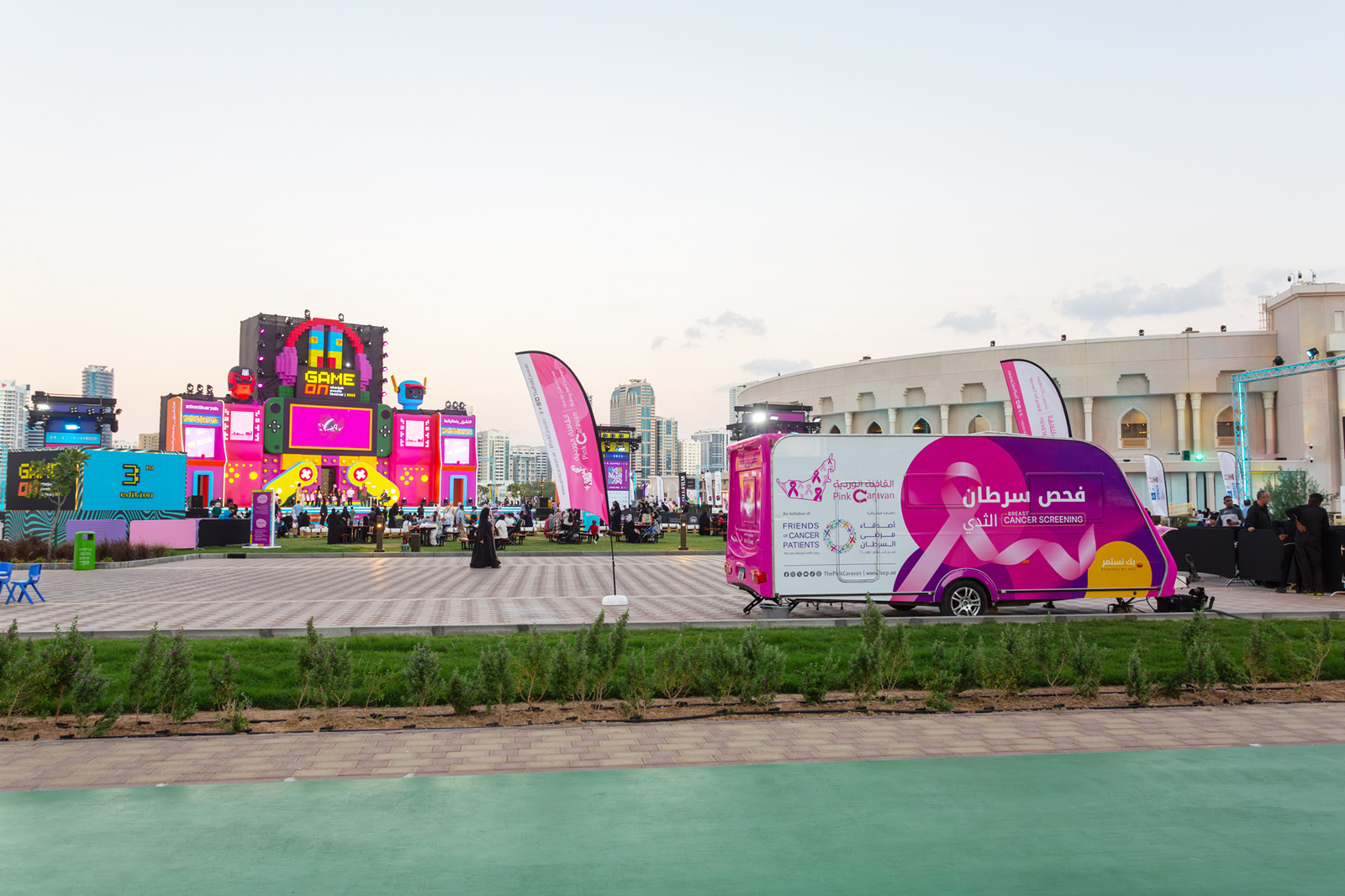 Pink Caravan Breast Cancer Screening in Sharjah Festival - FOCP